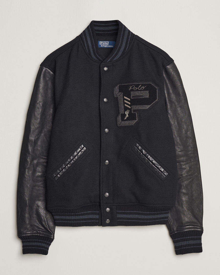 Herr | Jackor | Polo Ralph Lauren | Varsity Lined Bomber Jacket Black