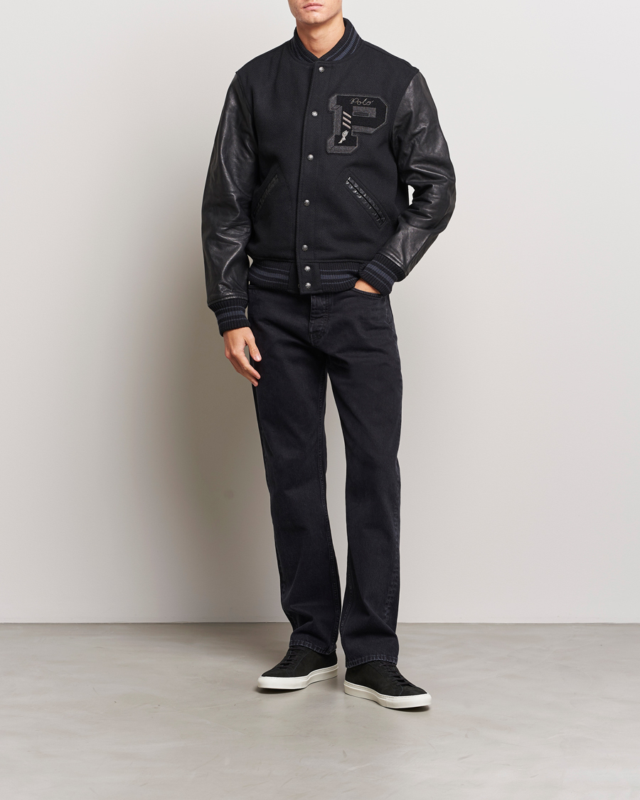 Herr | Jackor | Polo Ralph Lauren | Varsity Lined Bomber Jacket Black