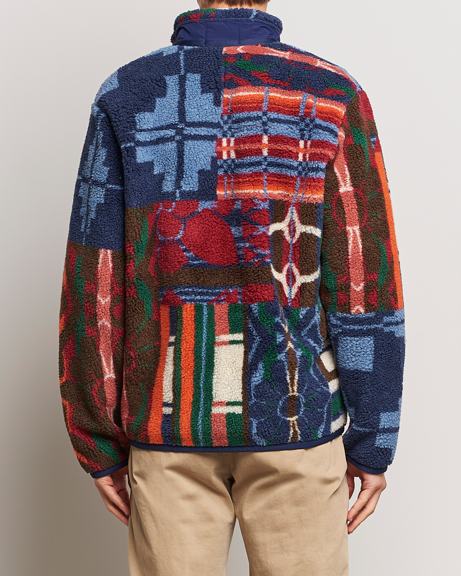 Herr | Tröjor | Polo Ralph Lauren | Pinelodge Pile Patchwork Full Zip Multi