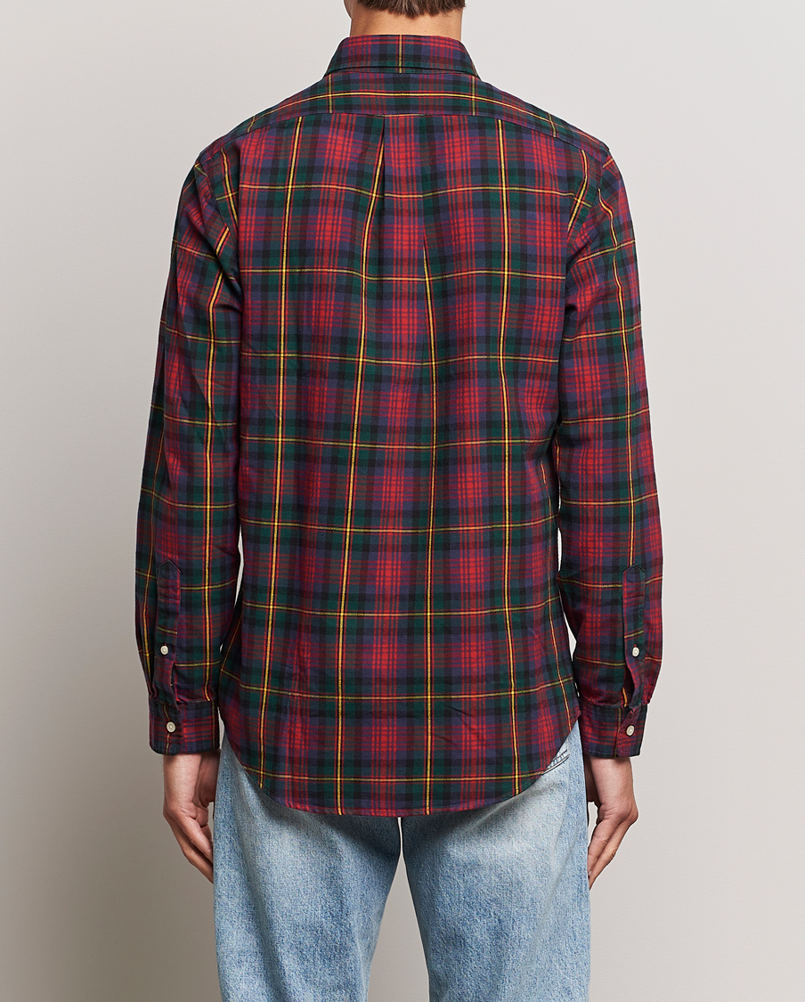 Herr | Skjortor | Polo Ralph Lauren | Custom Fit Checked Shirt Red/Green