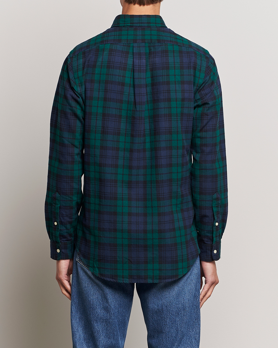 Herr | Skjortor | Polo Ralph Lauren | Custom Fit Checked Shirt Navy/Green
