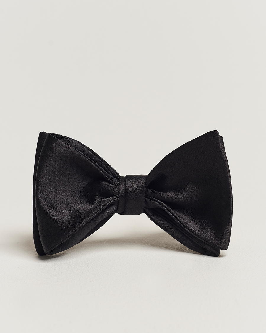 Herr | Polo Ralph Lauren Silk Self Tie Bow Tie Black | Polo Ralph Lauren | Silk Self Tie Bow Tie Black