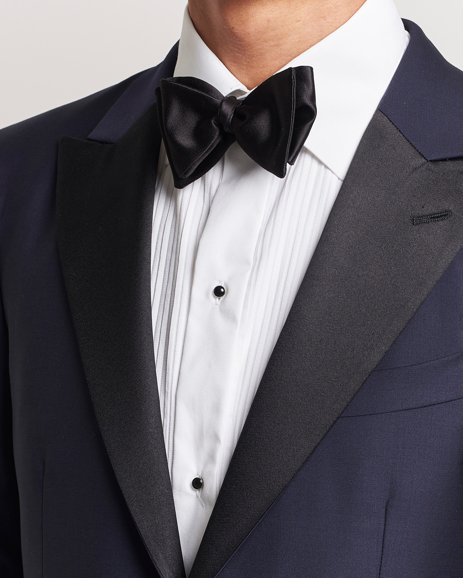 Herr | Polo Ralph Lauren Silk Self Tie Bow Tie Black | Polo Ralph Lauren | Silk Self Tie Bow Tie Black