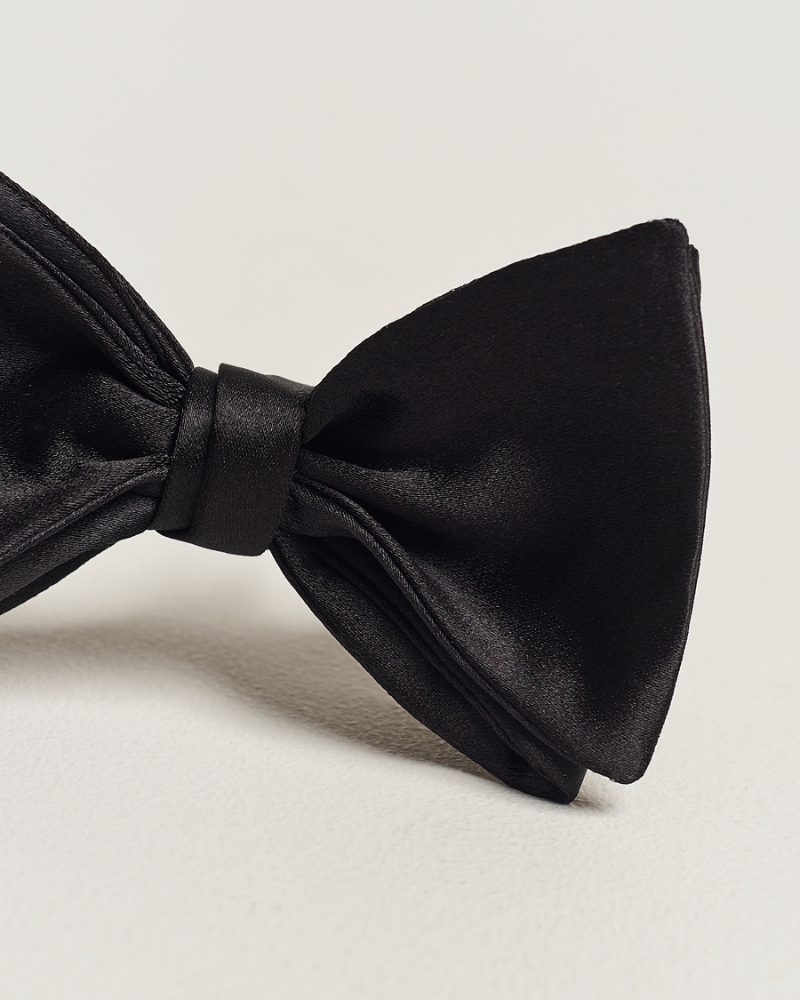 Herr | Polo Ralph Lauren Silk Self Tie Bow Tie Black | Polo Ralph Lauren | Silk Self Tie Bow Tie Black