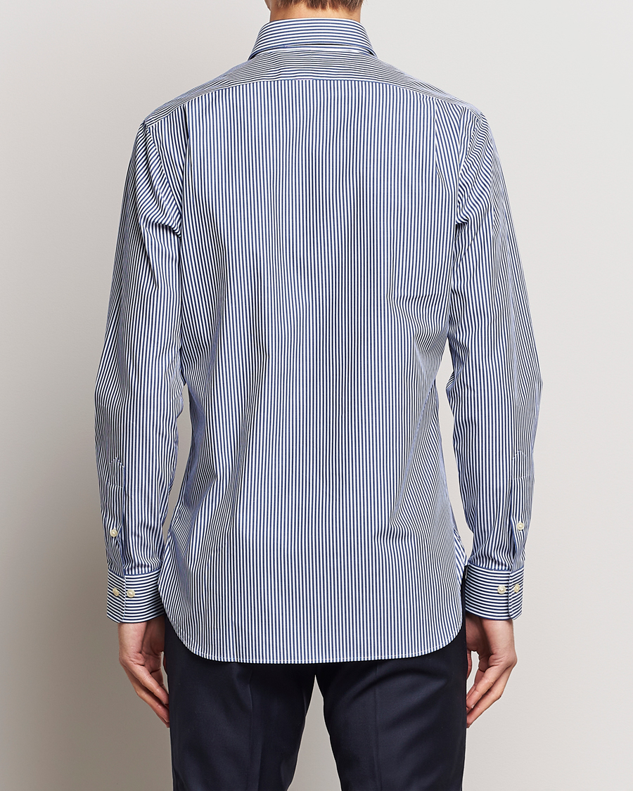 Herr | Skjortor | Polo Ralph Lauren | Poplin Striped Dress Shirt Royal/White