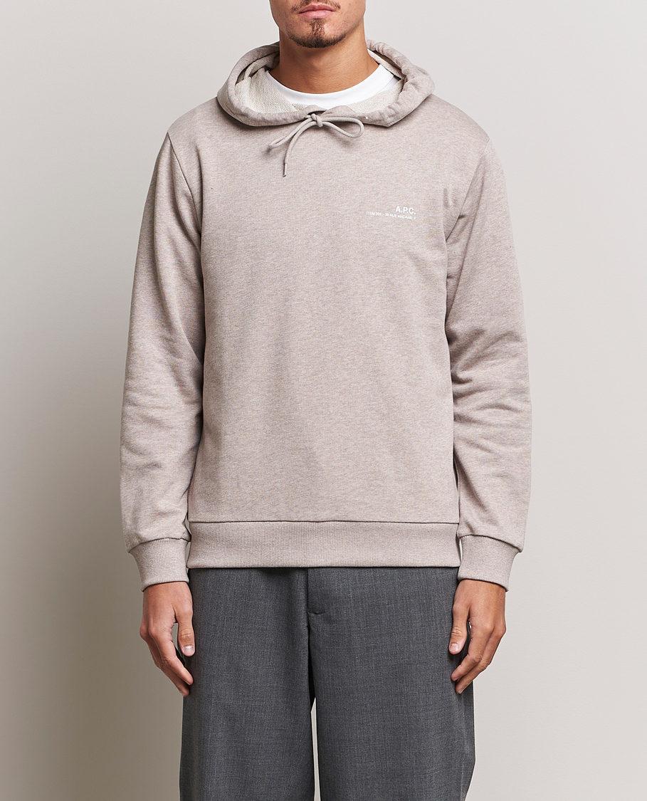 Herr |  | A.P.C. | Item Hoodie Beige Chine