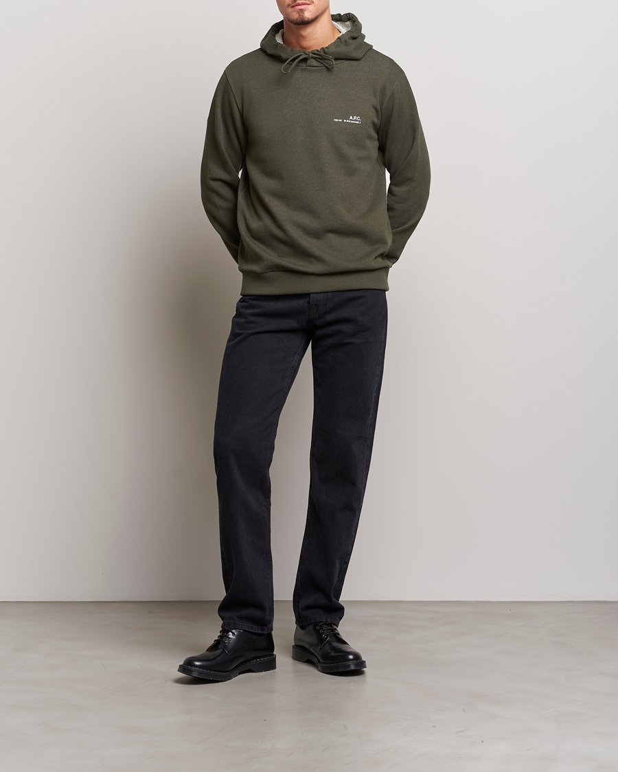 Herr | Tröjor | A.P.C. | Item Hoodie Kaki Chine