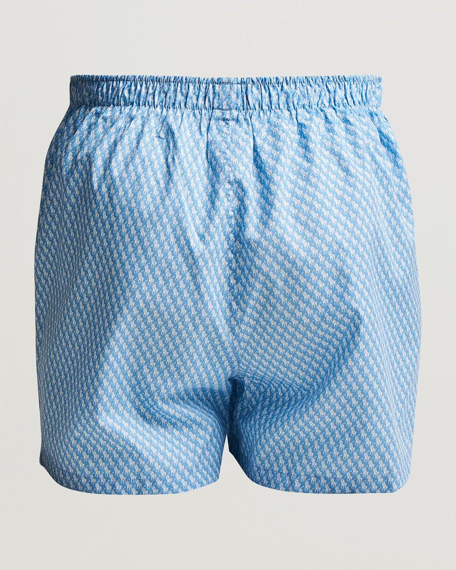 Herr | | Polo Ralph Lauren | 3-Pack Woven Boxer Blue