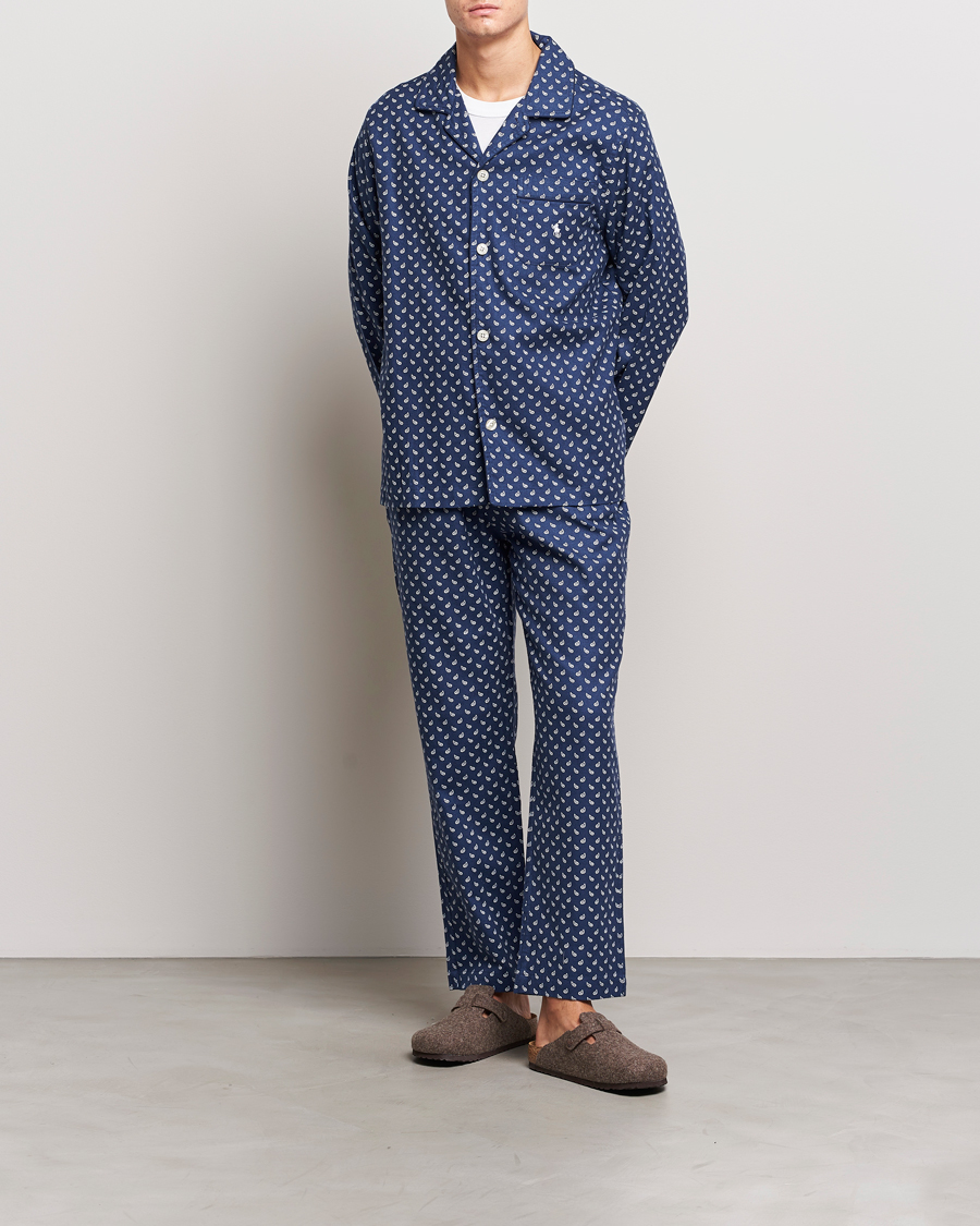 Herr | Pyjamas & Morgonrockar | Polo Ralph Lauren | Flannel Paisley Pyjama Set Navy