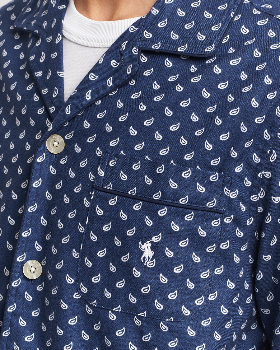 Herr | Pyjamas & Morgonrockar | Polo Ralph Lauren | Flannel Paisley Pyjama Set Navy