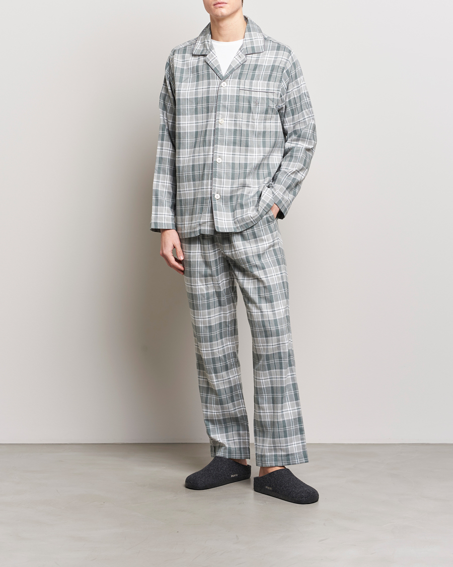 Herr | Pyjamas & Morgonrockar | Polo Ralph Lauren | Flannel Checked Pyjama Set Grey