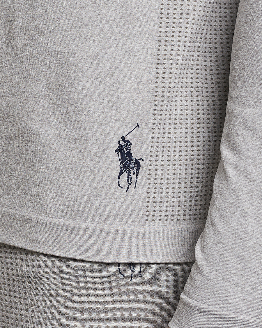 Herr | T-Shirts | Polo Ralph Lauren | Performance Seamless Long Sleeve Tee Light Sport Heather