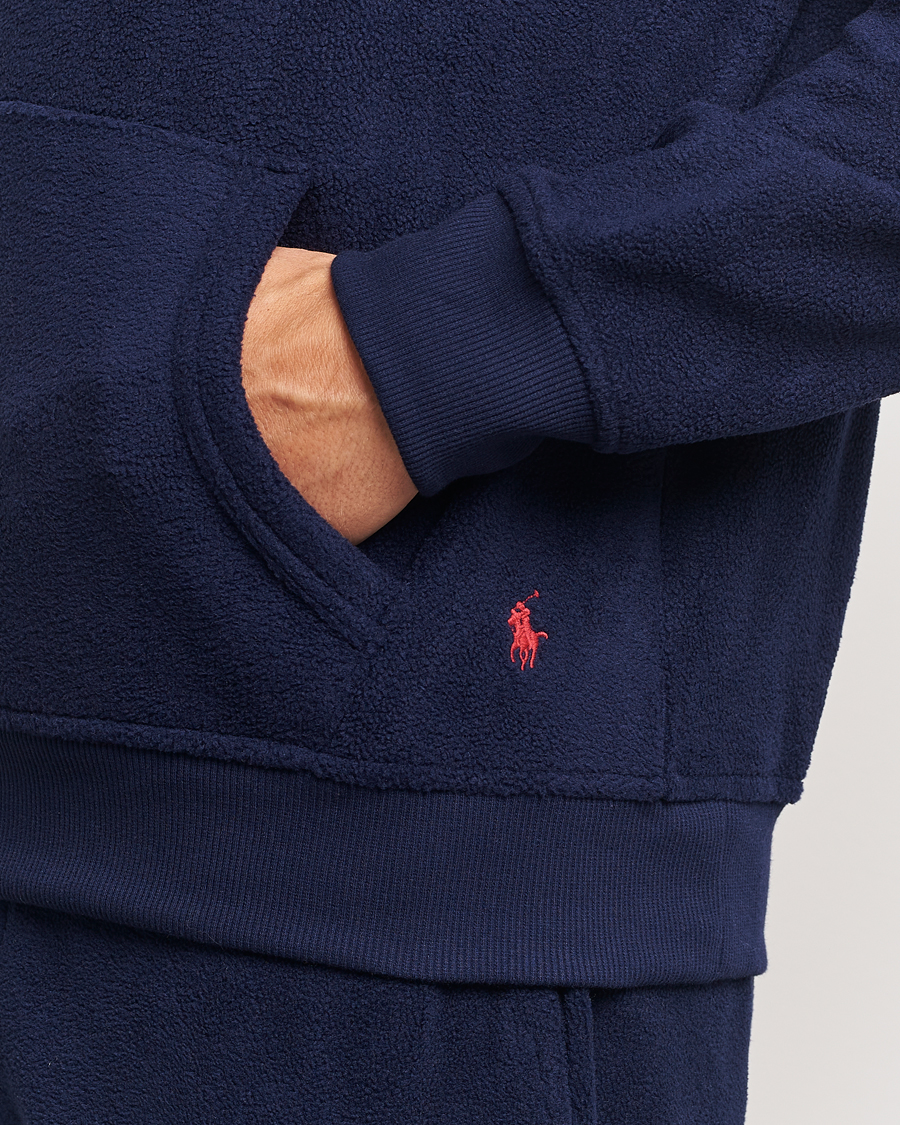 Herr | Tröjor | Polo Ralph Lauren | Recycled Fleece Lightweight Hoodie Cruise Navy