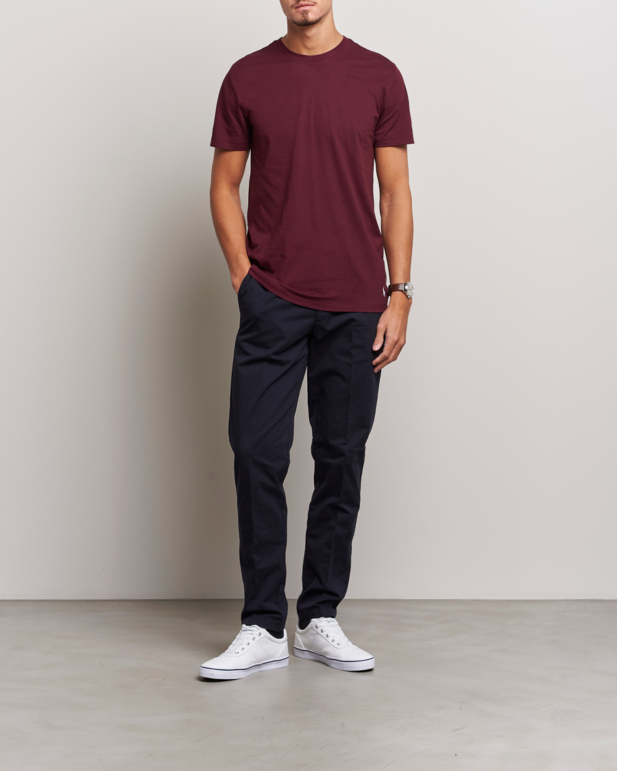 Herr | T-Shirts | Polo Ralph Lauren | 3-Pack Crew Neck T-Shirt Wine/Green/Purple