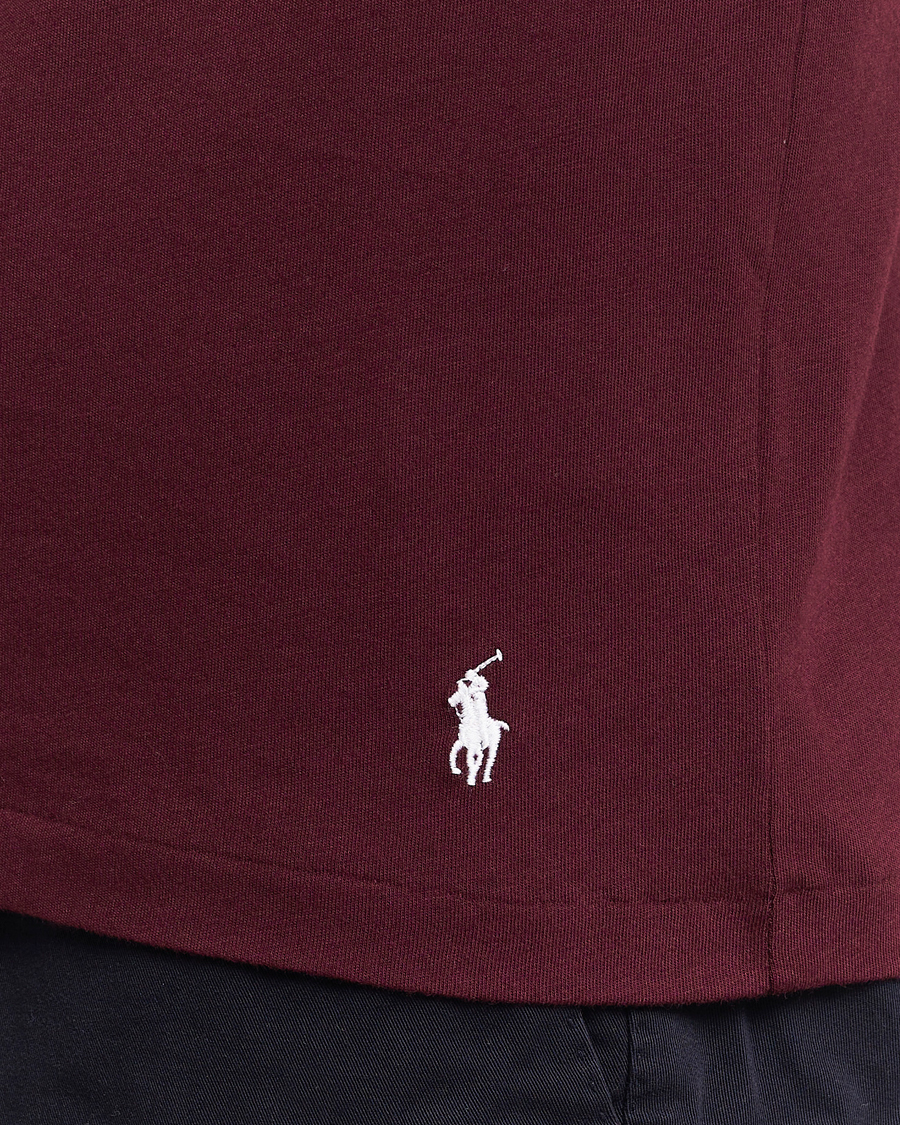 Herr | T-Shirts | Polo Ralph Lauren | 3-Pack Crew Neck T-Shirt Wine/Green/Purple