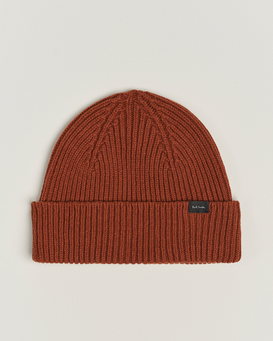 Herr | Paul Smith Cashmere Beanie Orange | Paul Smith | Cashmere Beanie Orange