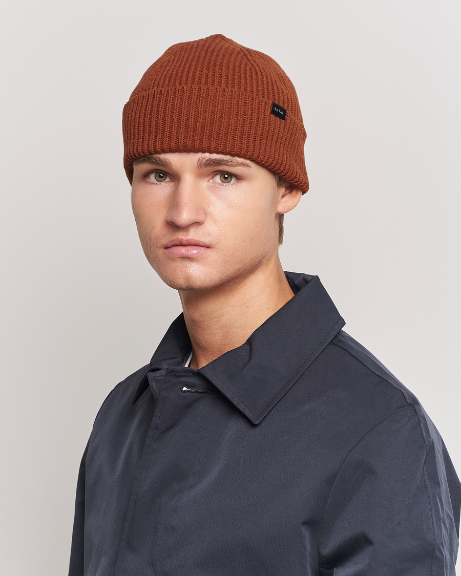 Herr | Paul Smith Cashmere Beanie Orange | Paul Smith | Cashmere Beanie Orange