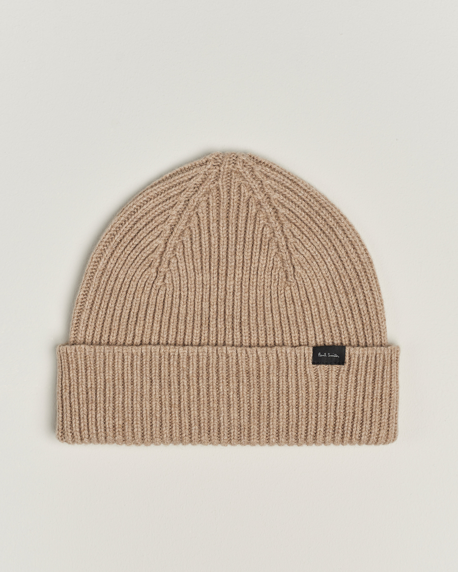 Herr | Paul Smith Cashmere Beanie Beige | Paul Smith | Cashmere Beanie Beige