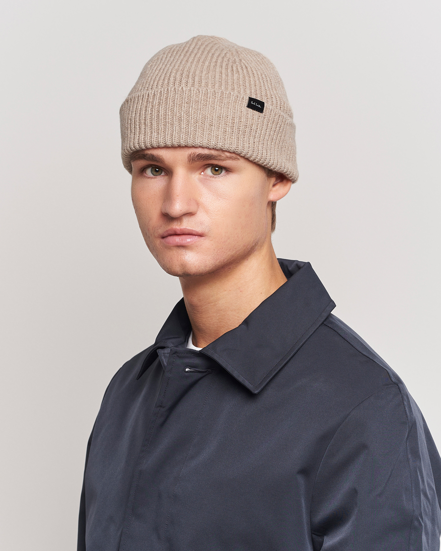 Herr | Paul Smith Cashmere Beanie Beige | Paul Smith | Cashmere Beanie Beige