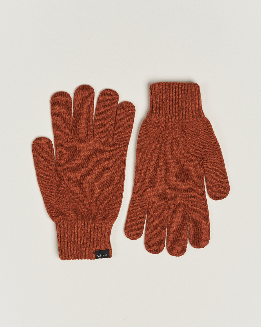 Herr | Paul Smith Cashmere Glove Orange | Paul Smith | Cashmere Glove Orange