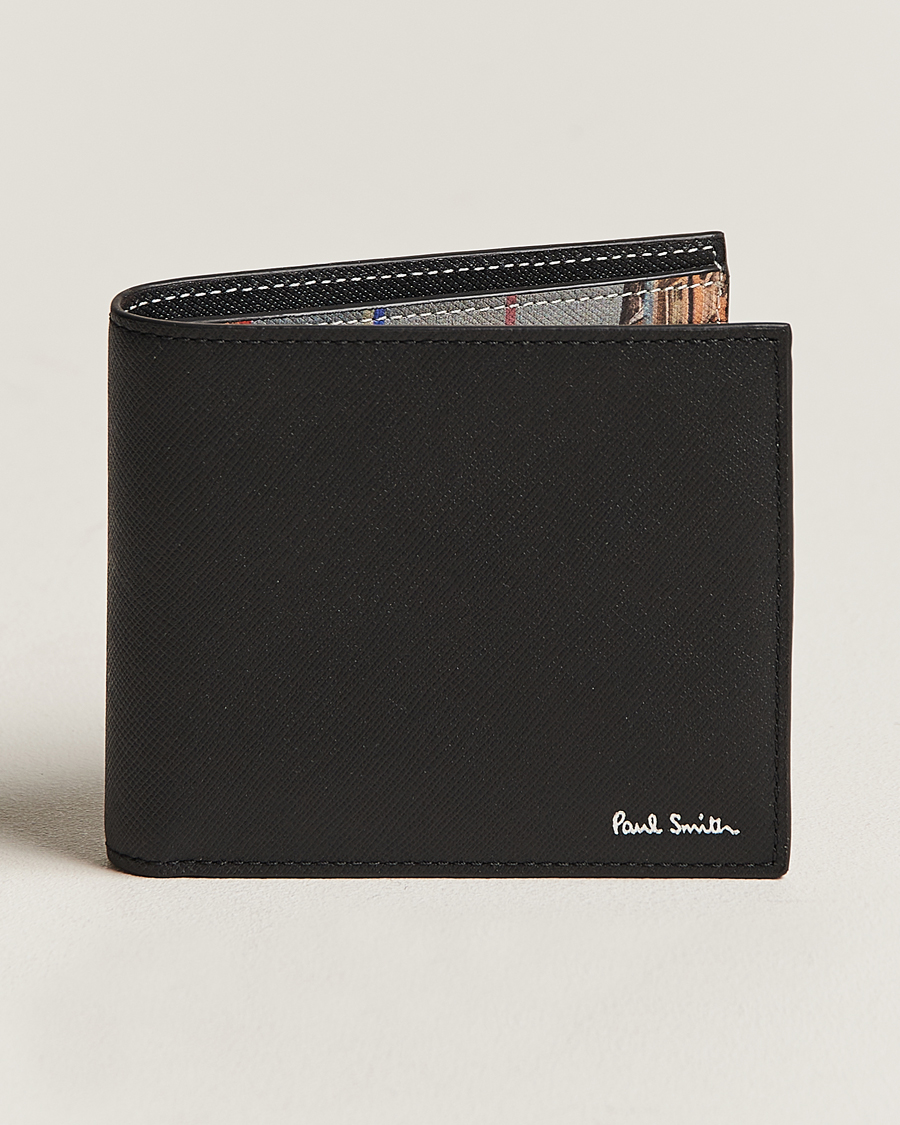 Herr | Paul Smith Leather Mini Billfold Black | Paul Smith | Leather Mini Billfold Black