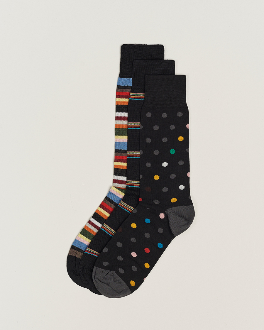 Herr | Underkläder | Paul Smith | 3-Pack Signature Tipping Socks Multi