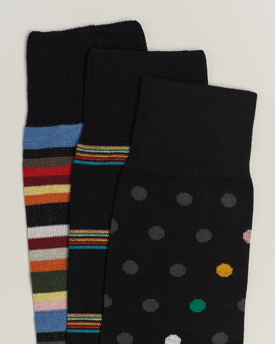 Herr |  | Paul Smith | 3-Pack Signature Tipping Socks Multi