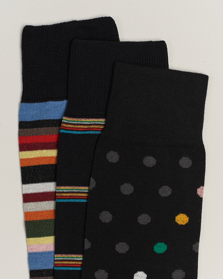 Herr | Underkläder | Paul Smith | 3-Pack Signature Tipping Socks Multi