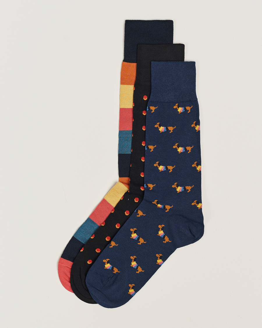 Herr | Underkläder | Paul Smith | 3-Pack Novelty Mix Socks Multi