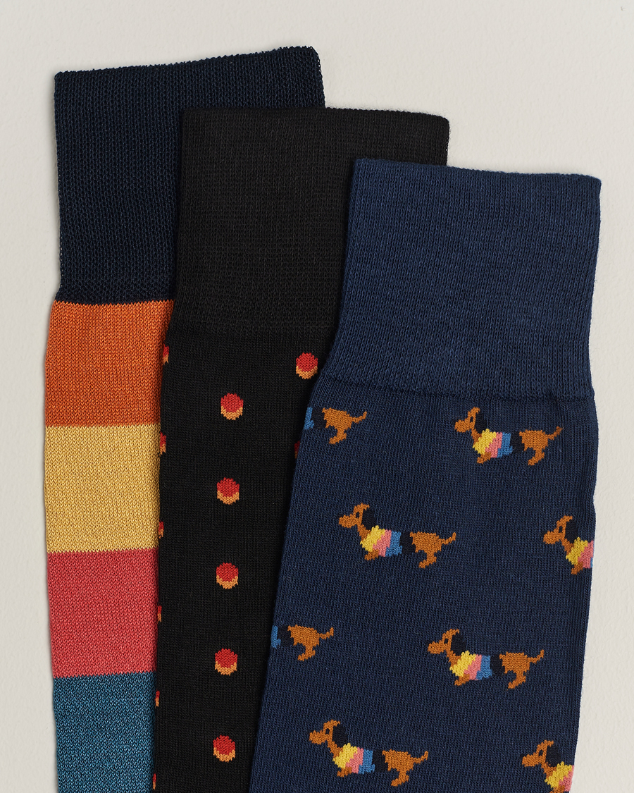 Herr |  | Paul Smith | 3-Pack Novelty Mix Socks Multi