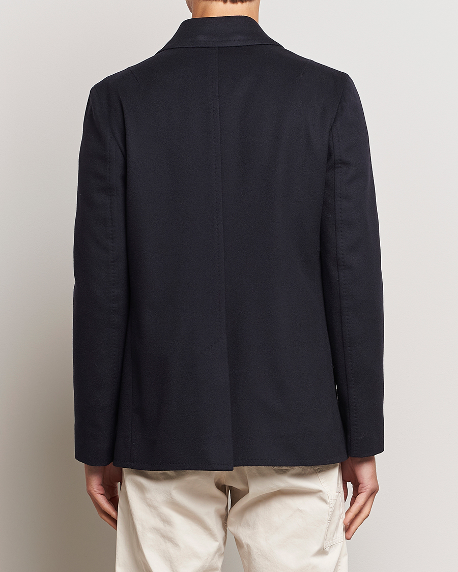 Herr | Jackor | Paul Smith | Wool/Cashmere Peacoat Navy