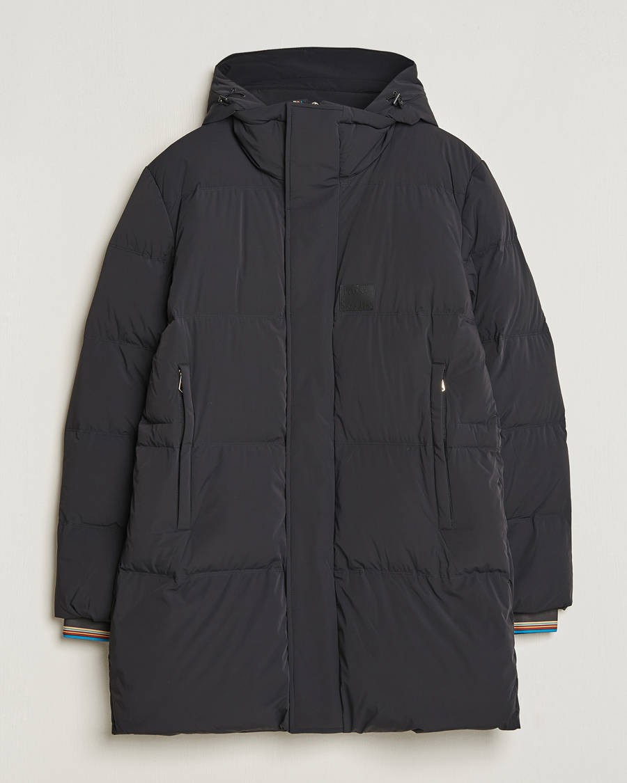 Herr | Jackor | Paul Smith | Hooded Down Coat Black