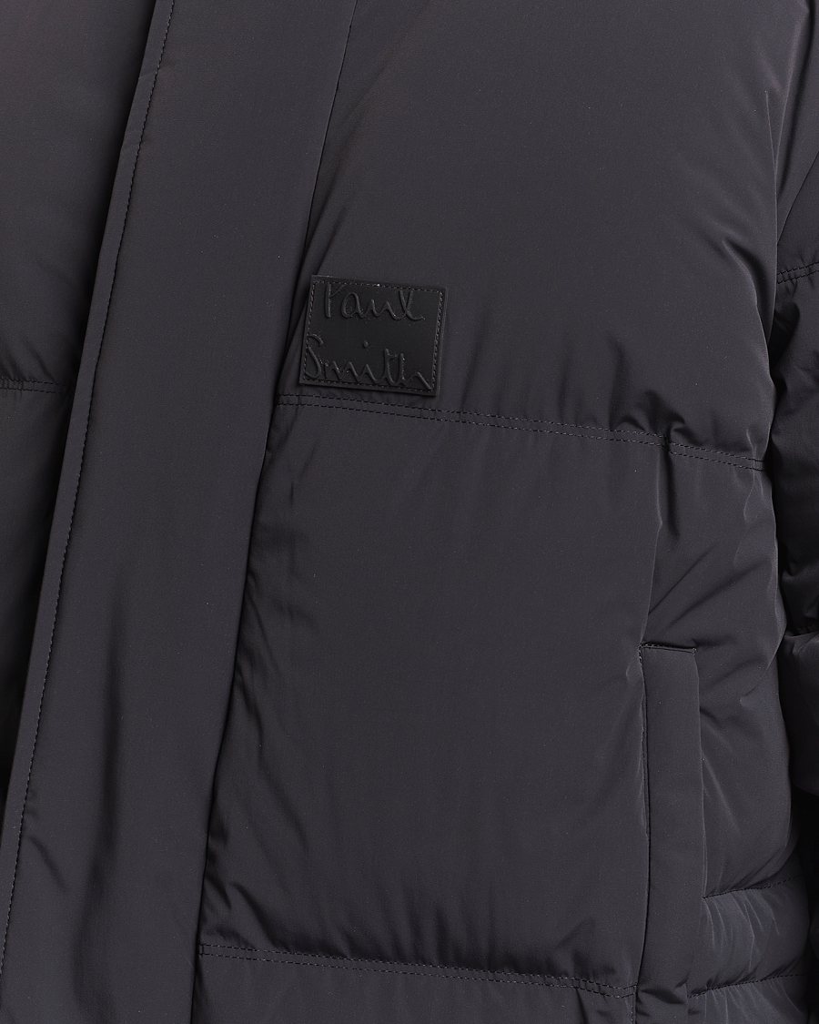 Herr | Jackor | Paul Smith | Hooded Down Coat Black