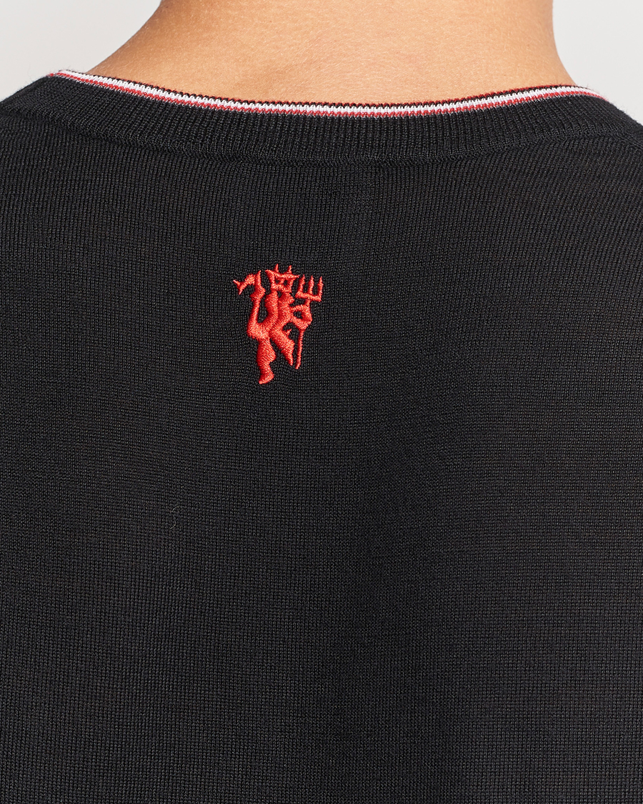 Herr | Tröjor | Paul Smith | Merino Wool Knitted Crew Neck Sweater Black