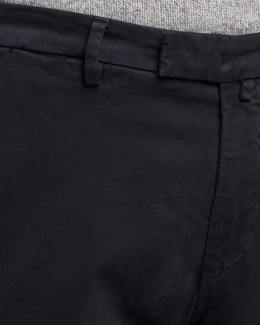 Herr | Byxor | Briglia 1949 | Slim Fit Cotton Stretch Chino Navy