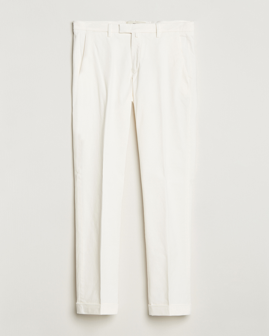 Herr | Briglia 1949 | Briglia 1949 | Slim Fit Cotton Stretch Chino Off White