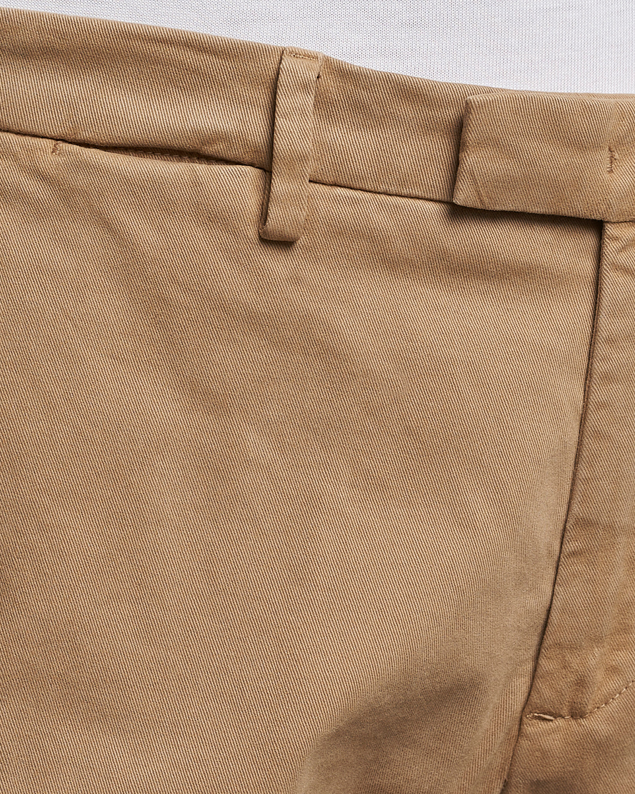 Herr | Byxor | Briglia 1949 | Slim Fit Cotton Stretch Chino Beige