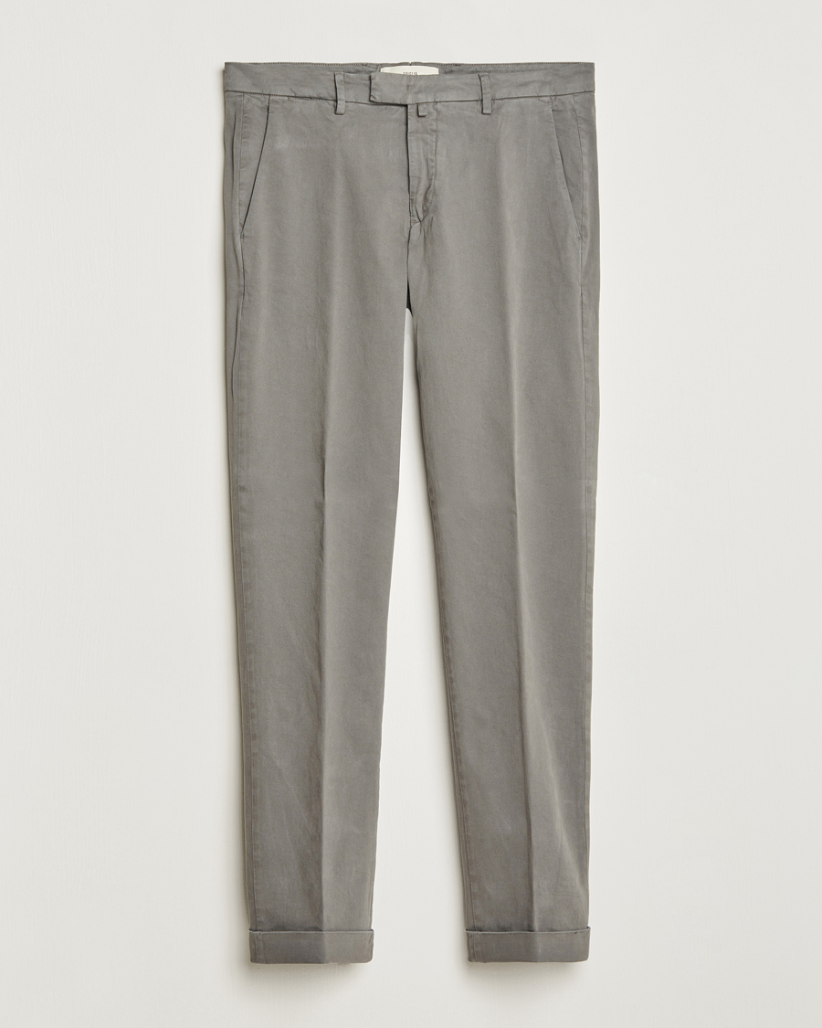 Herr |  | Briglia 1949 | Slim Fit Cotton Stretch Chino Grey