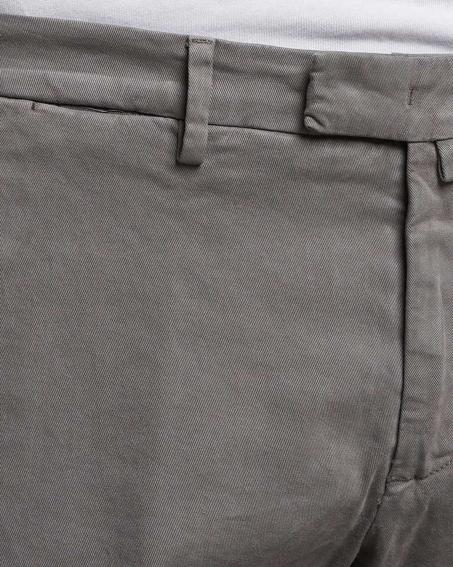 Herr | Byxor | Briglia 1949 | Slim Fit Cotton Stretch Chino Grey