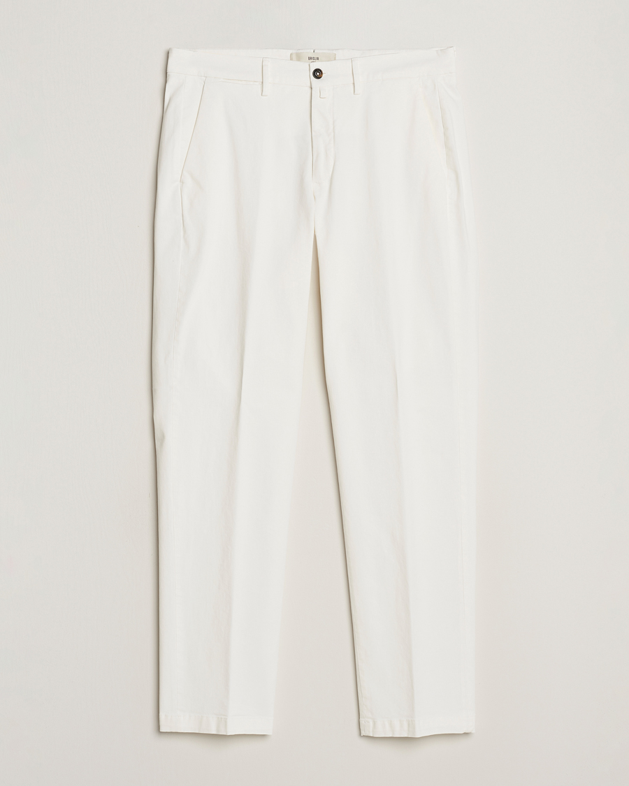 Herr | Byxor | Briglia 1949 | Soho Tailored Easy Fit Chino Off White