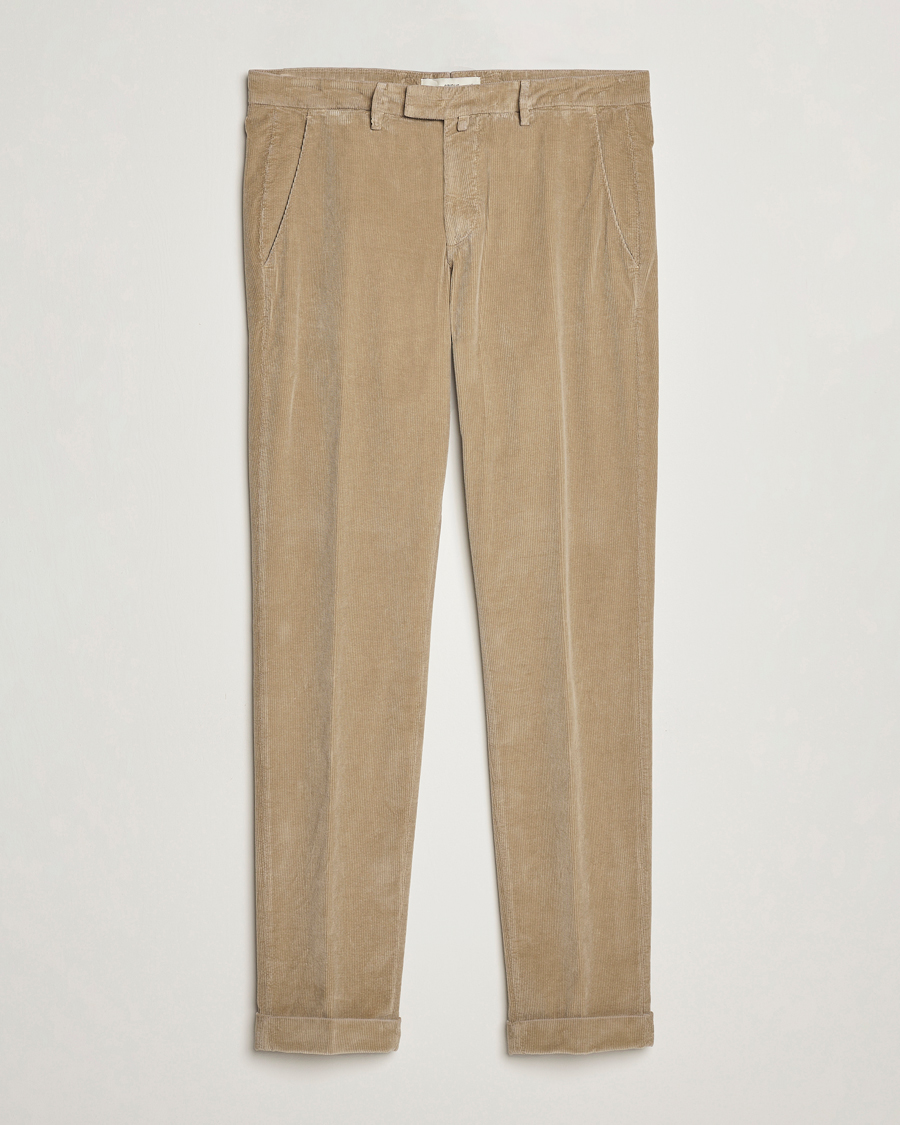 Herr | Byxor | Briglia 1949 | Slim Fit Corduroy Trousers Beige