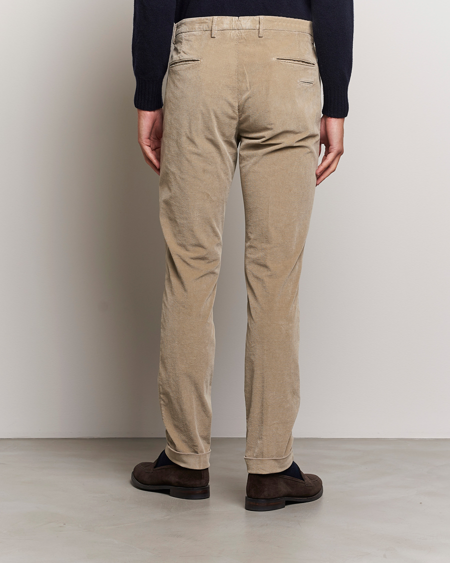Herr | Byxor | Briglia 1949 | Slim Fit Corduroy Trousers Beige