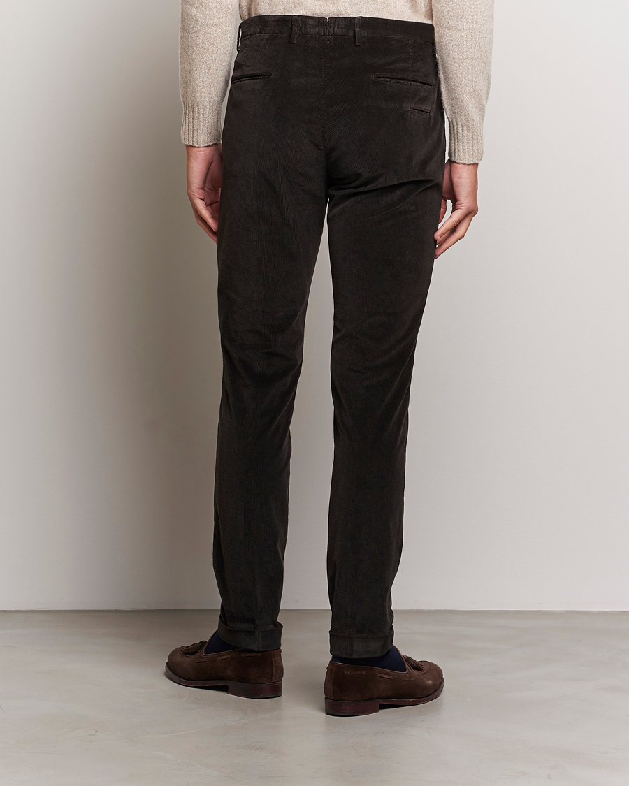 Herr | Byxor | Briglia 1949 | Slim Fit Corduroy Trousers Dark Brown