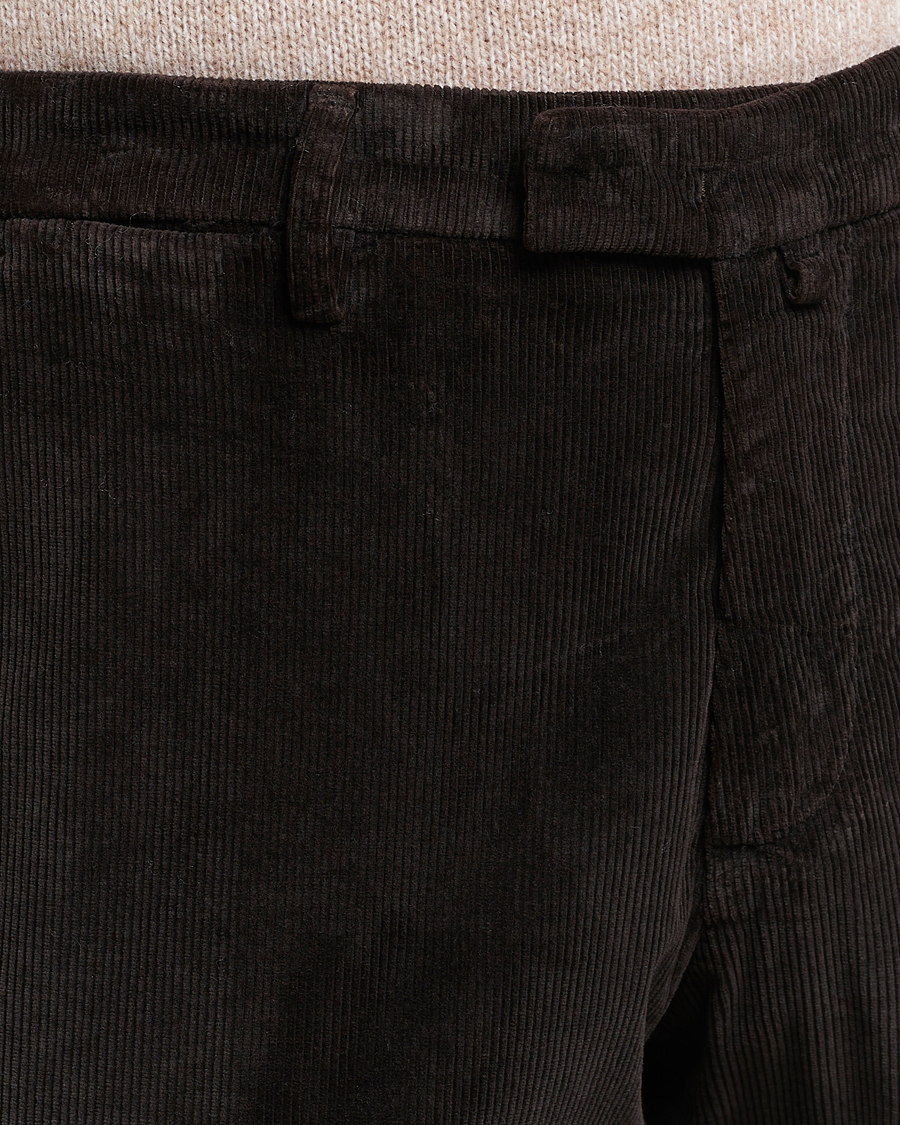 Herr | Byxor | Briglia 1949 | Slim Fit Corduroy Trousers Dark Brown