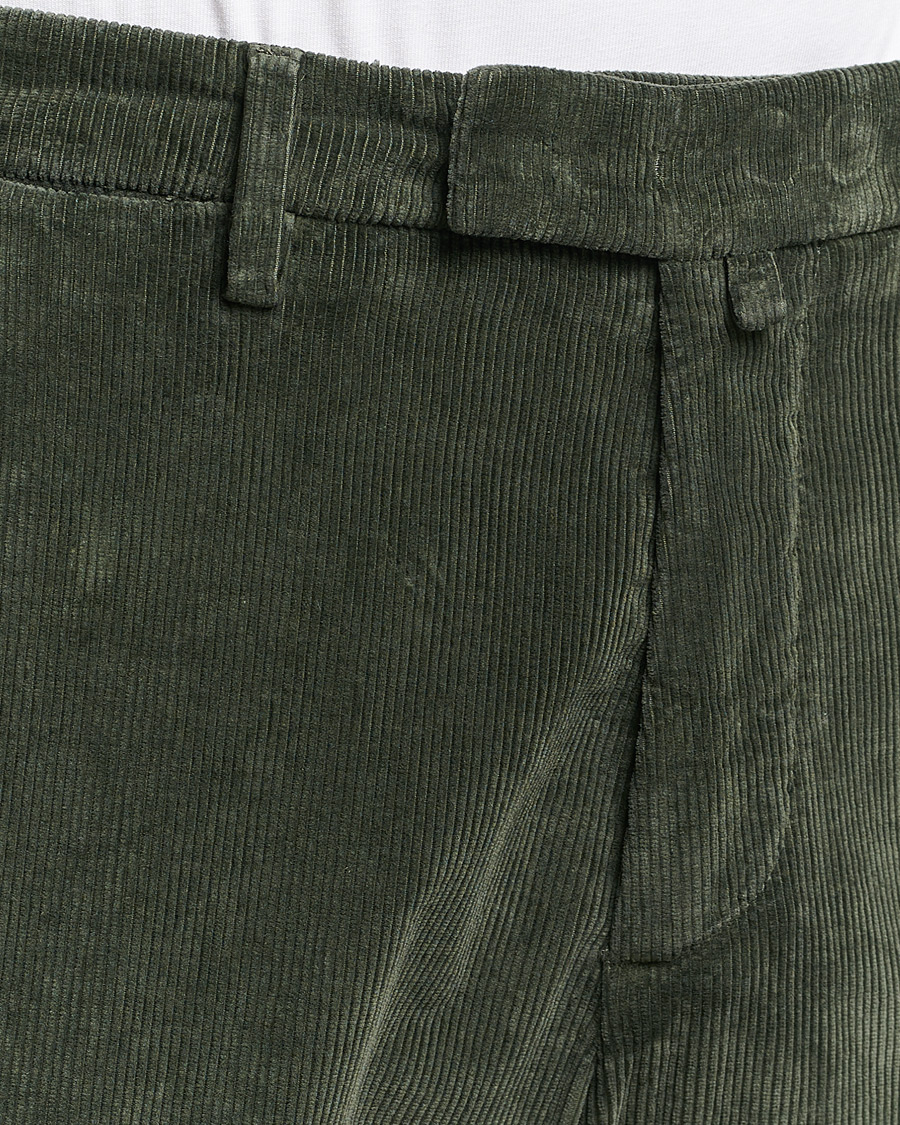Herr | Byxor | Briglia 1949 | Slim Fit Corduroy Trousers Dark Green