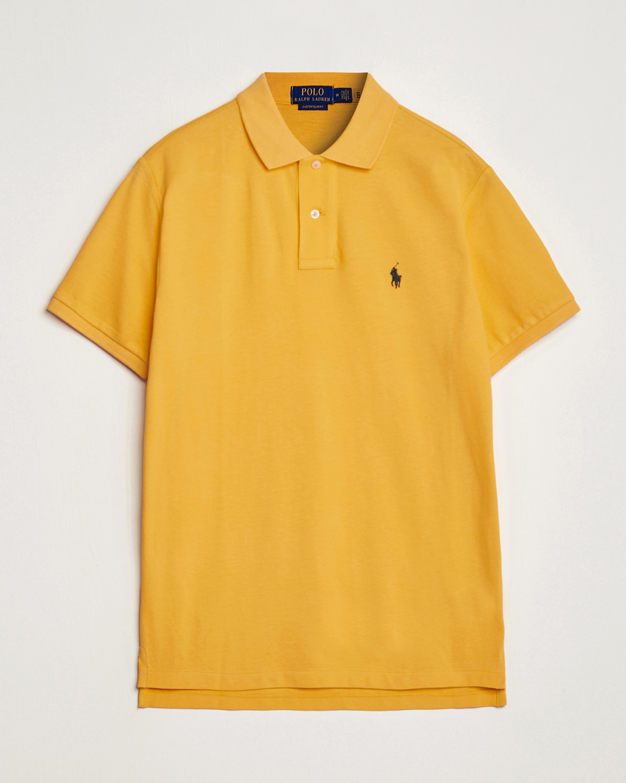 Herr | Pikéer | Polo Ralph Lauren | Custom Slim Fit Polo Gold Bugle
