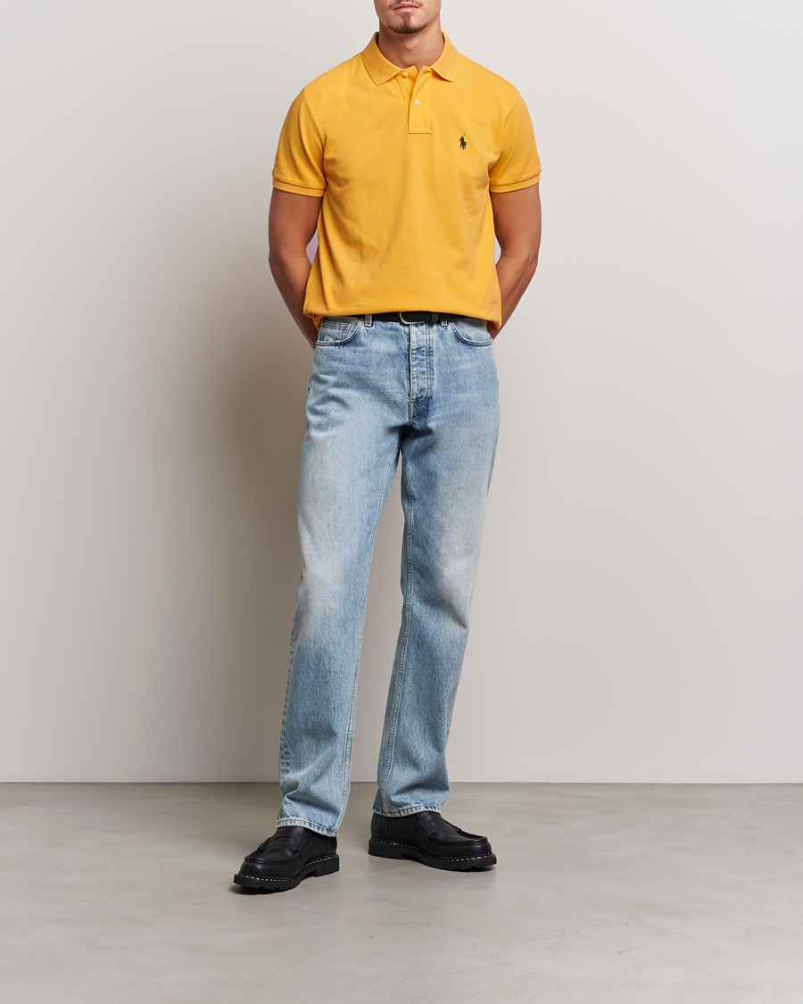 Herr | Pikéer | Polo Ralph Lauren | Custom Slim Fit Polo Gold Bugle