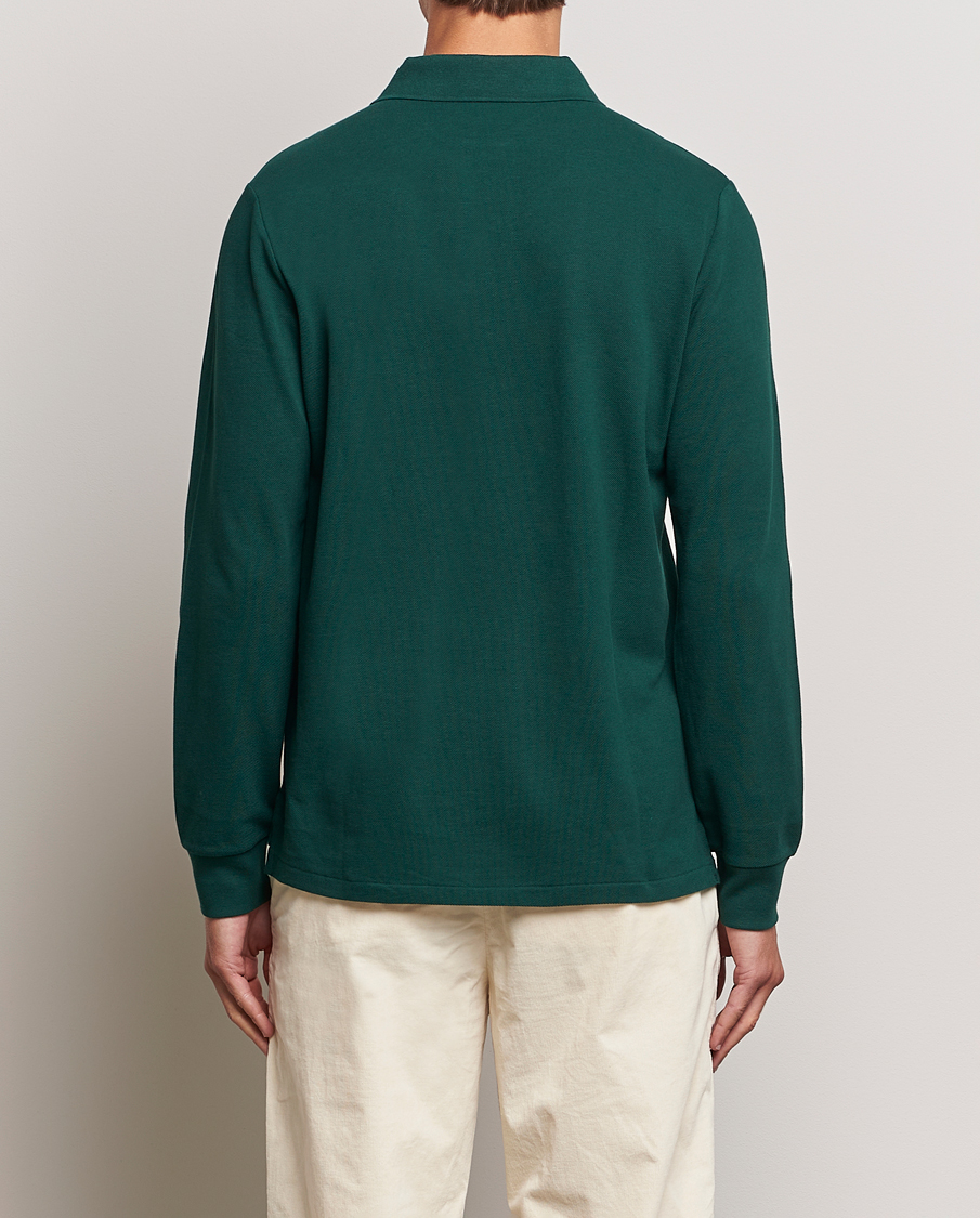 Herr | Tröjor | Polo Ralph Lauren | Custom Slim Fit Long Sleeve Polo Hunt Club Green