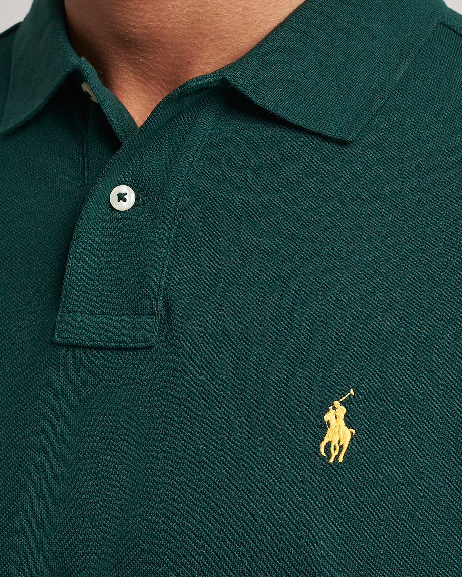 Herr | Tröjor | Polo Ralph Lauren | Custom Slim Fit Long Sleeve Polo Hunt Club Green
