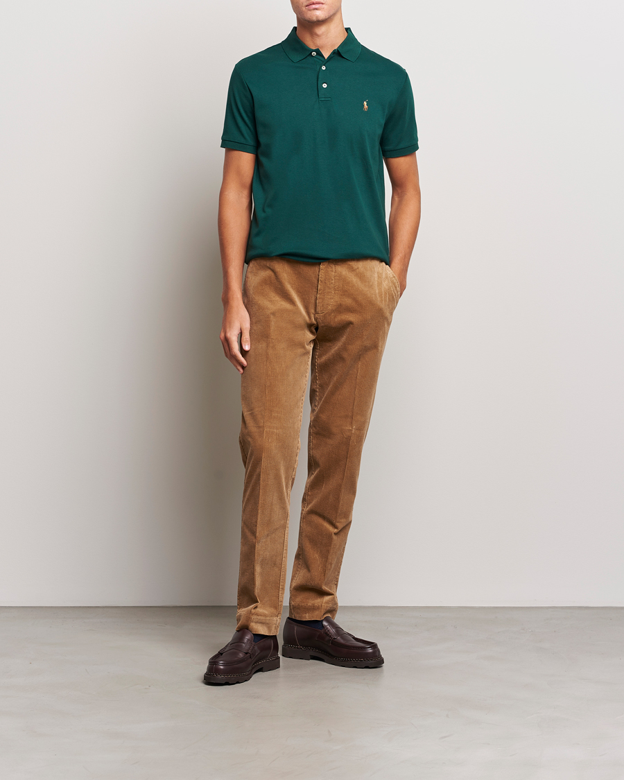 Herr | Pikéer | Polo Ralph Lauren | Luxury Pima Cotton Polo Hunt Club Green